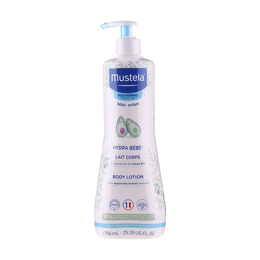 Дитячий зволожувальний лосьйон для тіла Mustela Hydra Bebe Body Lotion, 750 мл